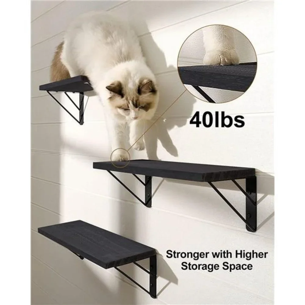 Floating Wall Shelves Set of 3 for Bedroom Decor for Living Room Kitchen Bedroom
